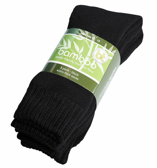 Bamboo Textlies Extra Thick Socks - 3 Pack